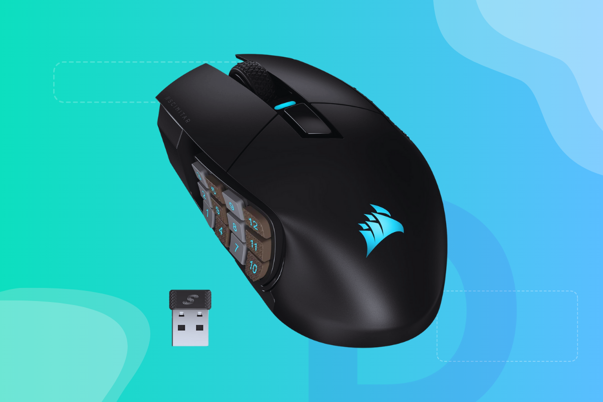 Corsair Scimitar Elite Wireless Gaming Mouse Drops to $79.99 — A Pro-Level MMO Weapon With 16 Programmable Buttons and 150-Hour Battery Life