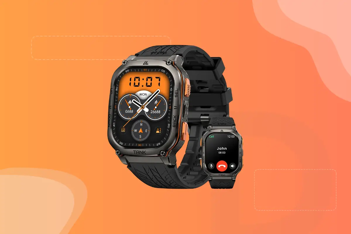 Save $25 on the AMAZTIM Military Smart Watch With GPS and 40-Day Battery