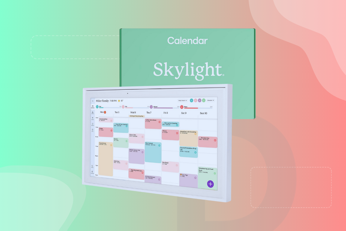 Skylight Smart Family Calendar Now $279 With 13 Percent Off — Organize Schedules, Chores, and Meals on a 15 Inch Touchscreen