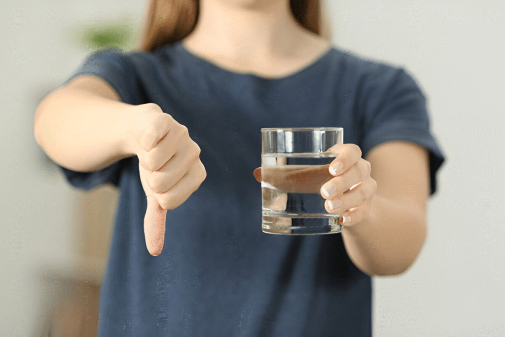 Drinking Less Than 2 Liters of Water a Day