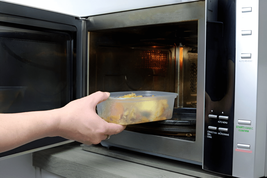 Reheating Food in Plastic Containers