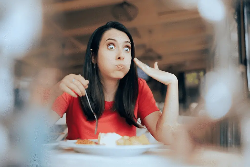 Eating Too Fast Without Chewing Properly