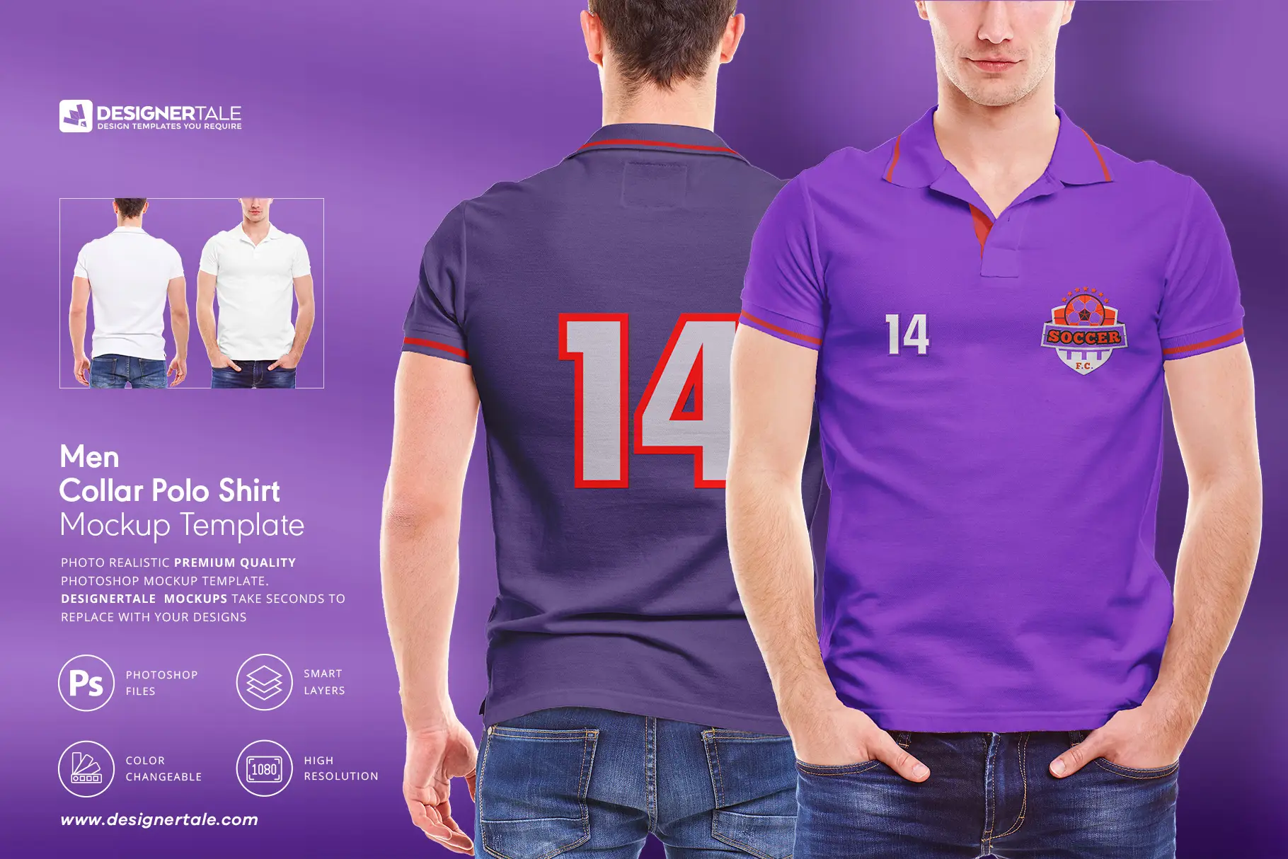 men collar polo shirt mockup