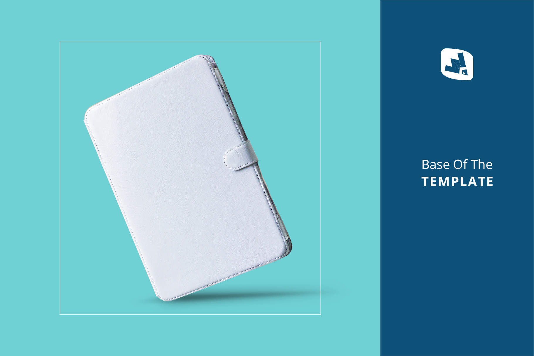 base image of the iPad diary case mockup