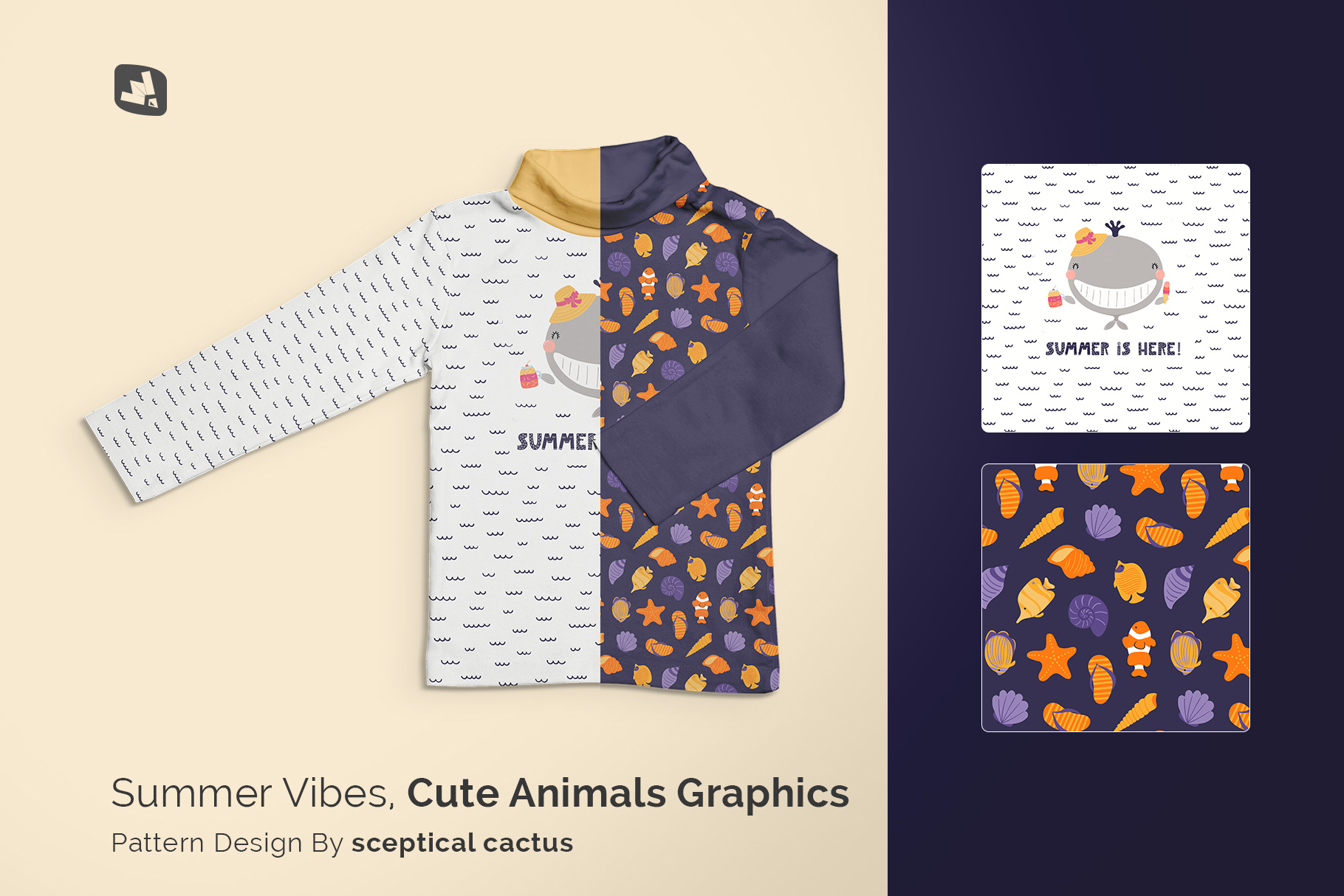 designer's credit of the top view toddler turtle neck tshirt mockup