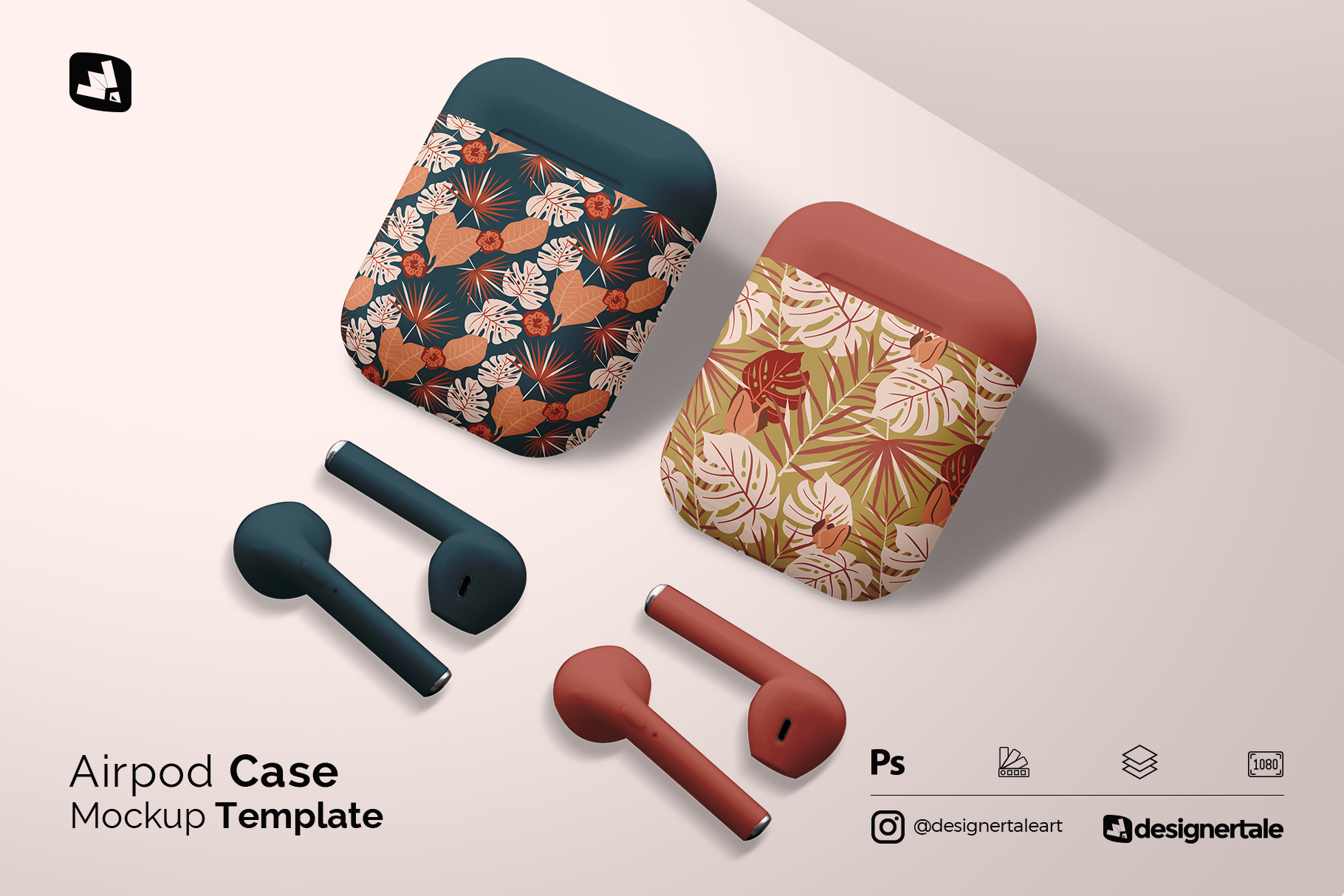 airpod case mockup