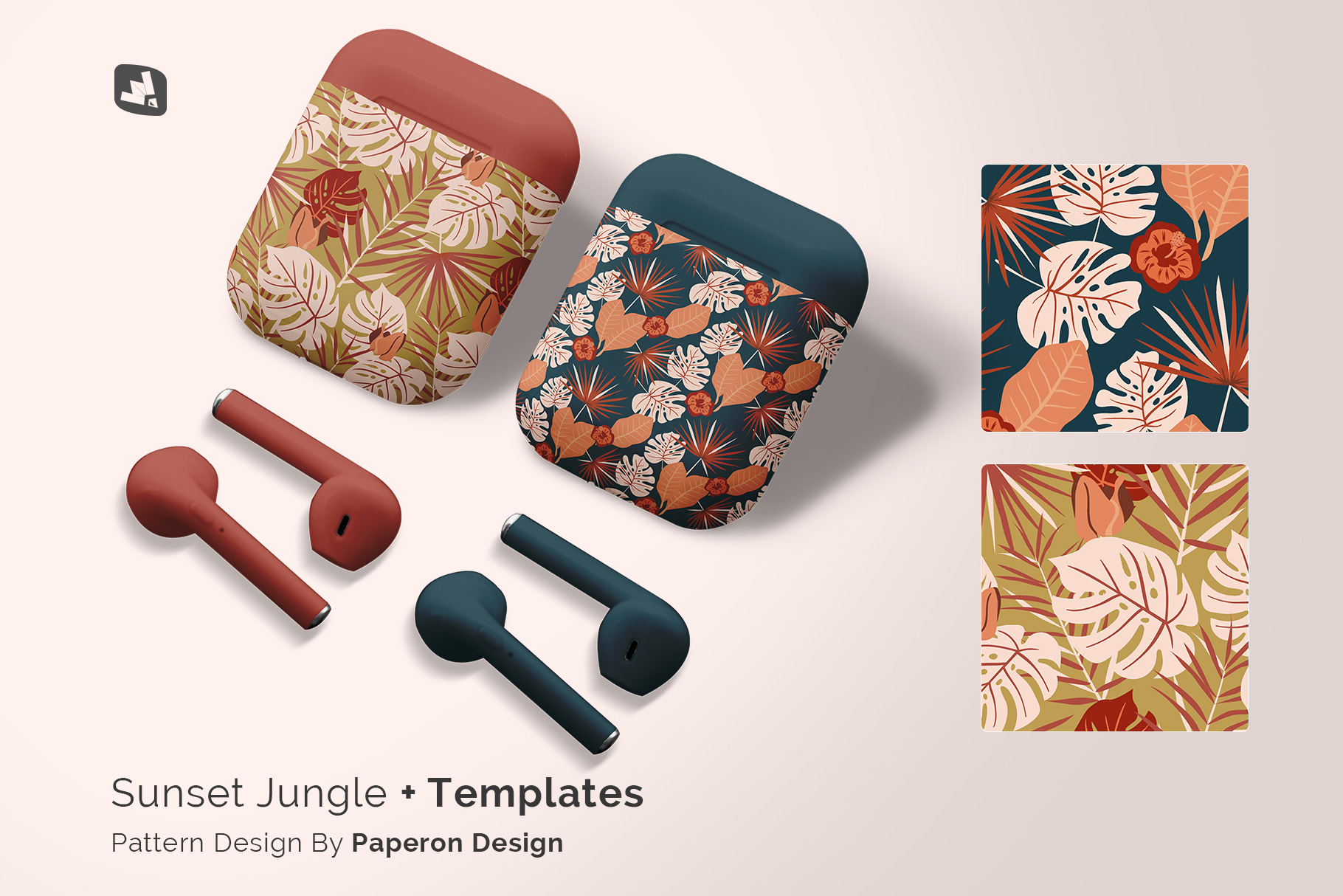 designer's credit of the airpod case mockup