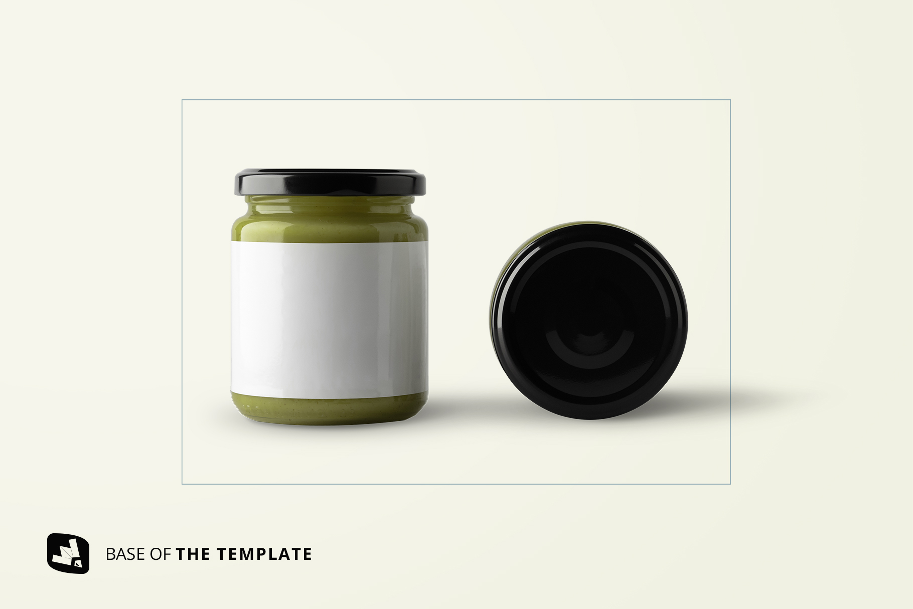base image of the organic baby food packaging mockup