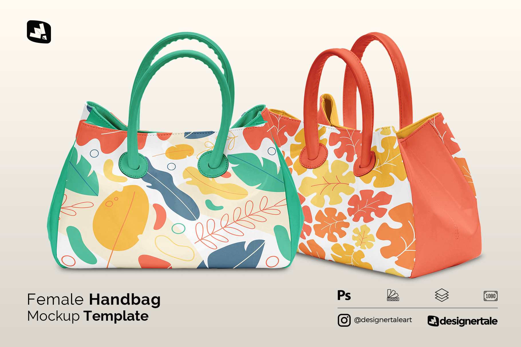 Female Handbag Mockup