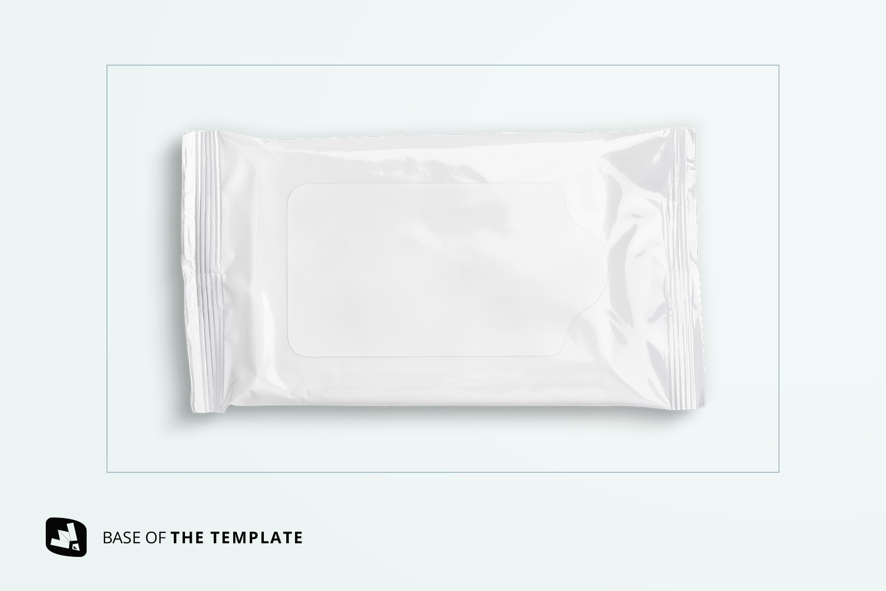 base image of the disposable wipes packaging mockup