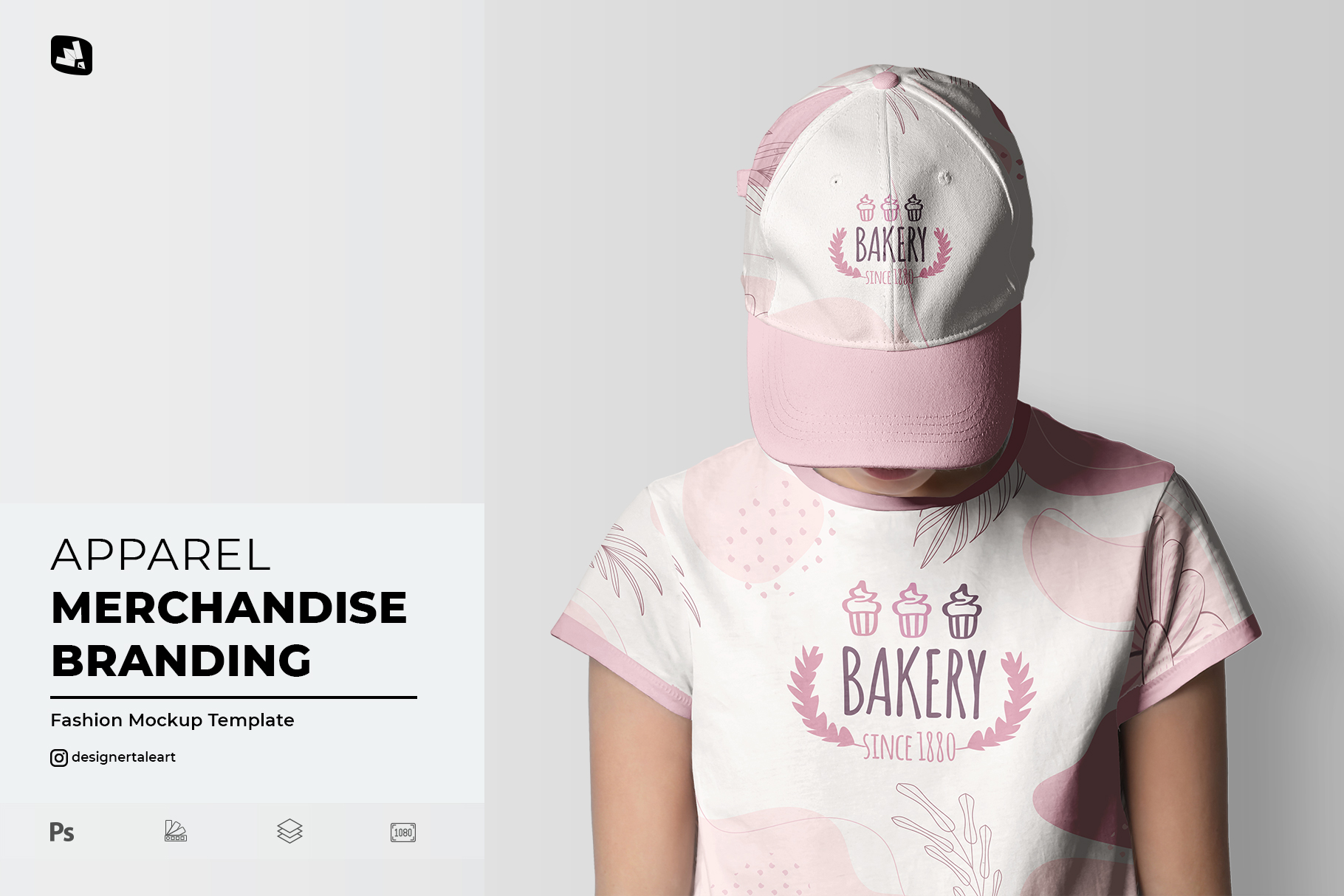 apparel merchandise branding mockup