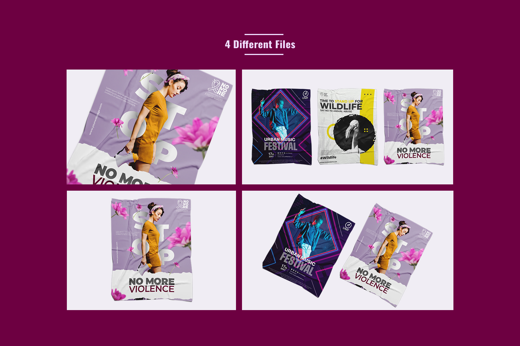 flat-lay-rectangular-poster-mockup-preview-3 files included in the flat lay rectangular poster mockup