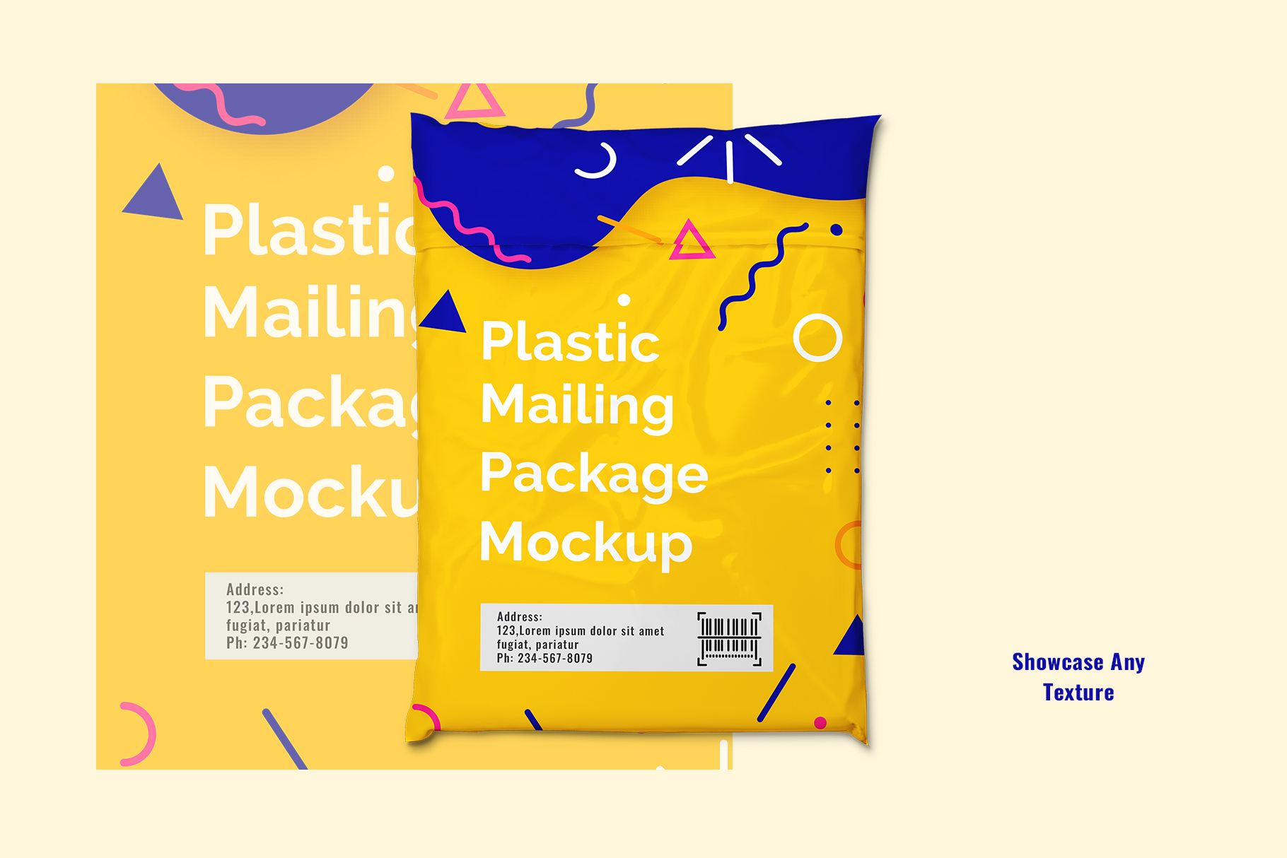 polythene-mailer-package-mockup-preview-5 label application of the polyethylene mailer package mockup