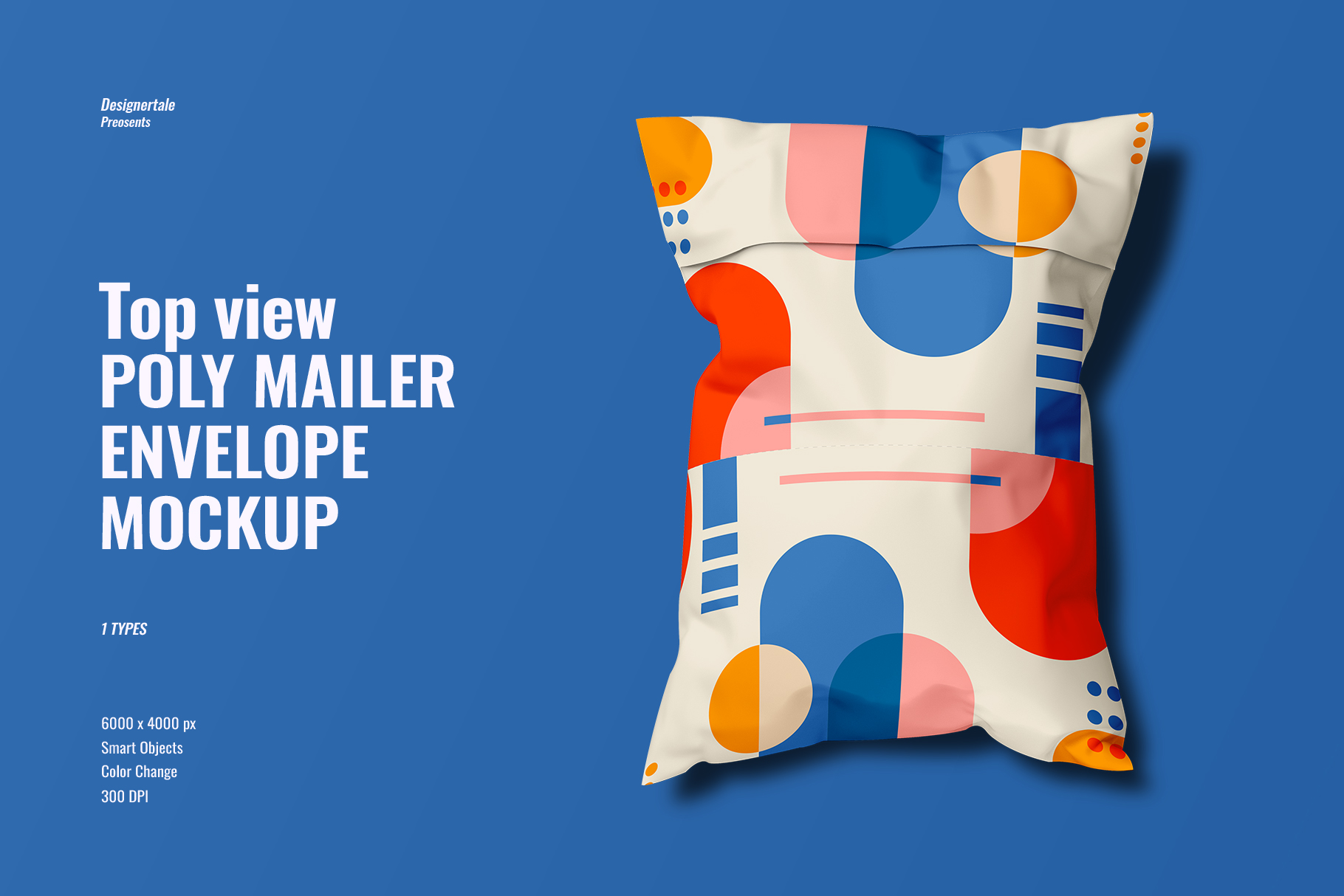 topview poly mailer envelope mockup