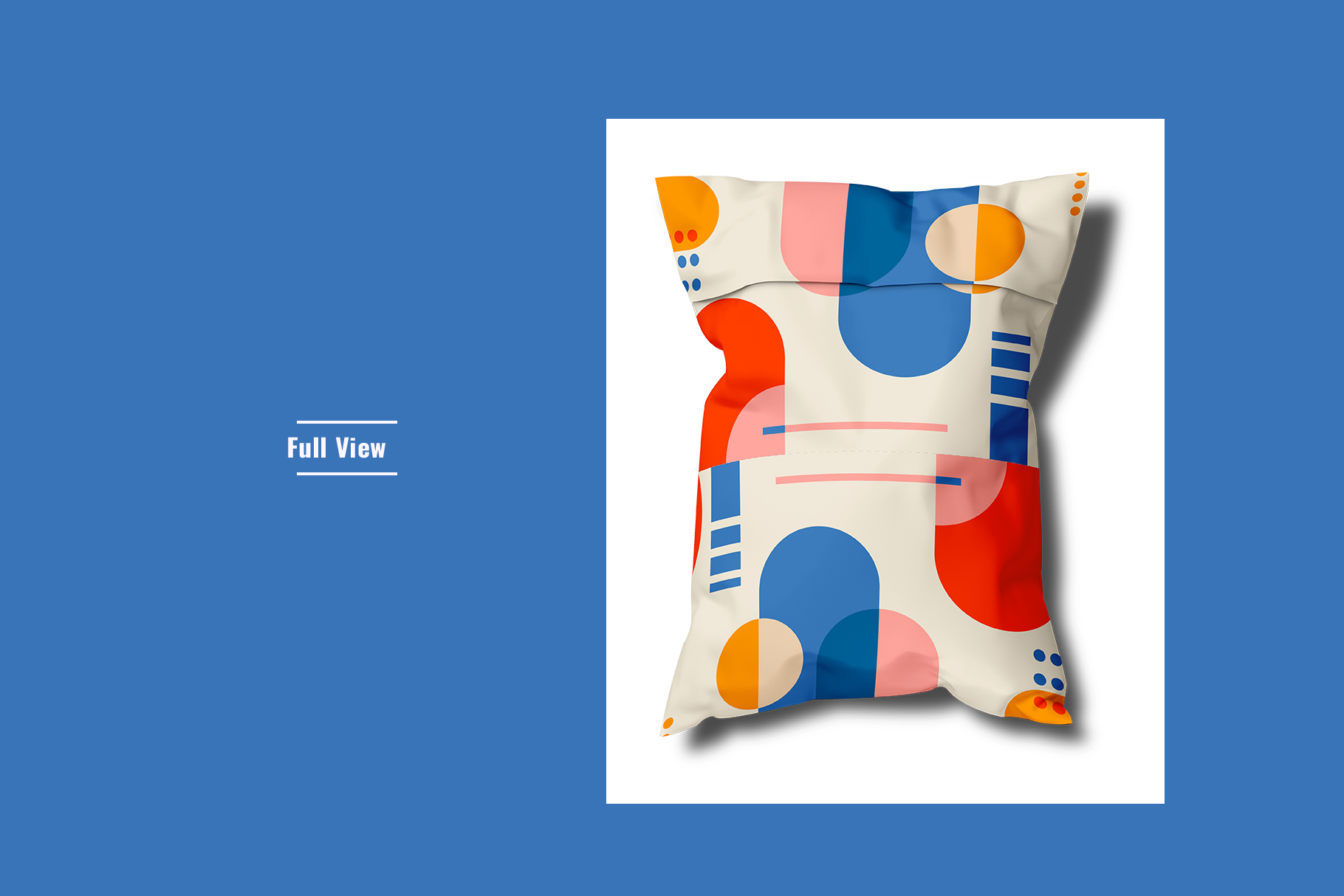 full view of the topview poly mailer envelope mockup