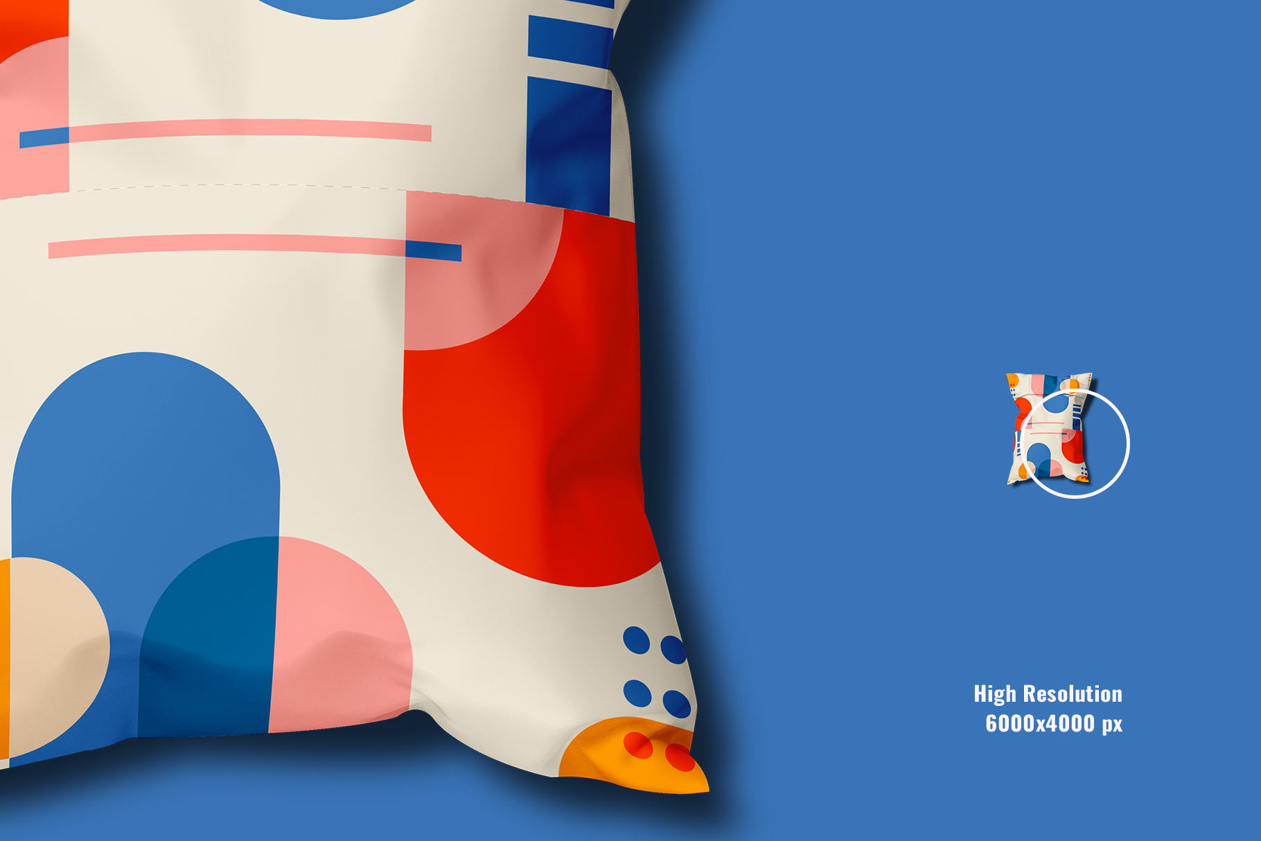 zoomed in image of the topview poly mailer envelope mockup