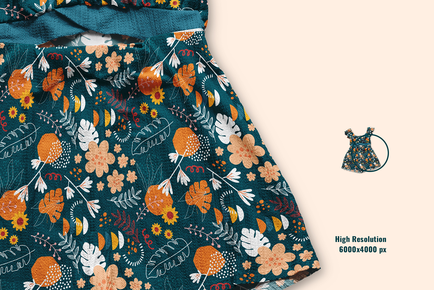 zoomed in image of the female jumpsuit mini scene creator