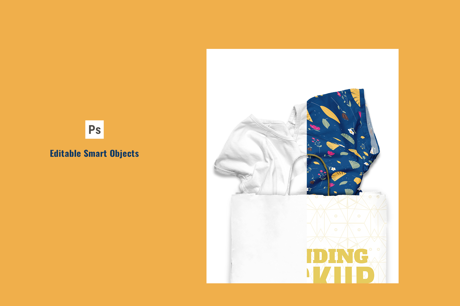 editable smart objects of the fashion apparel branding mockup