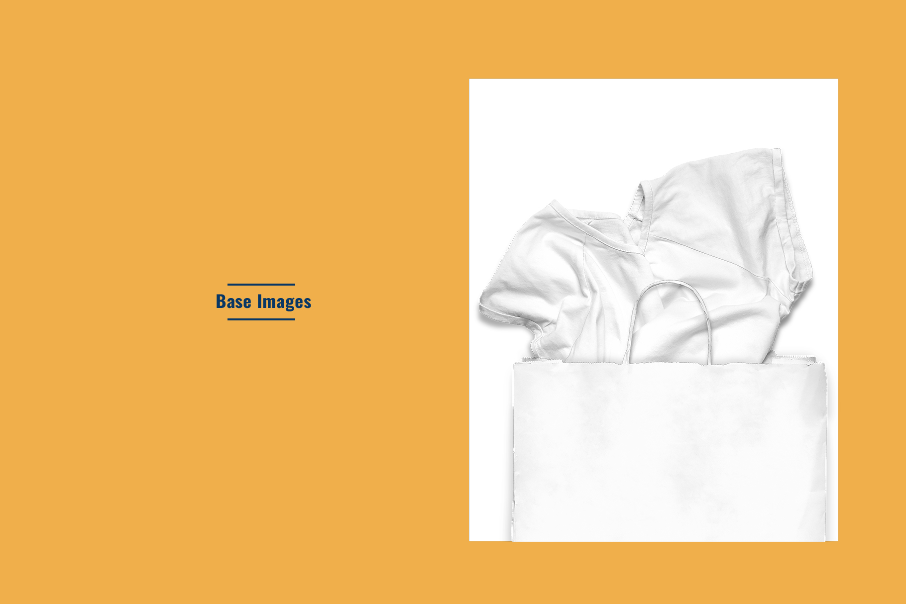 base images of the fashion apparel branding mockup