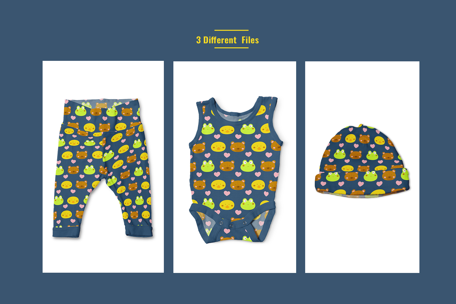 3 different files of the newborn-baby-apparel-scene-mockup-image-preview-4