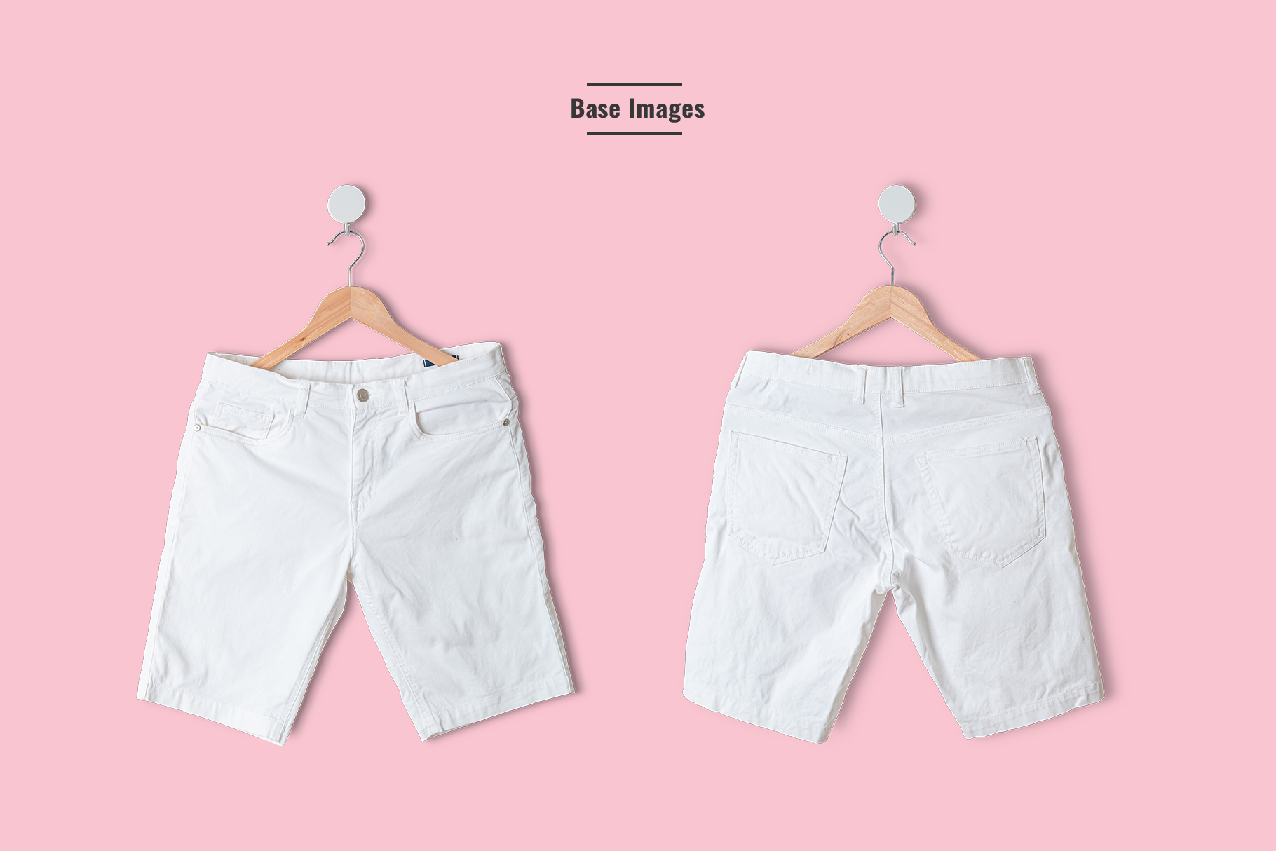 base images of the texture of the female-cargo-short-pants-mockup-image-preview-6