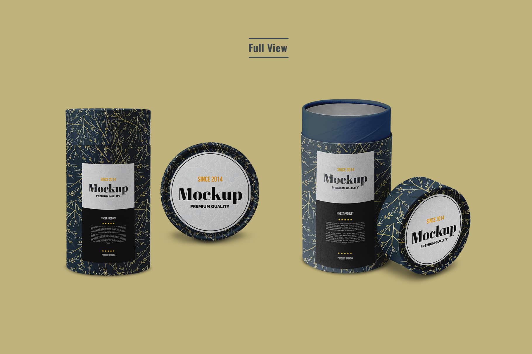 2 different files objects of the sustainable tube packaging mockup preview-3