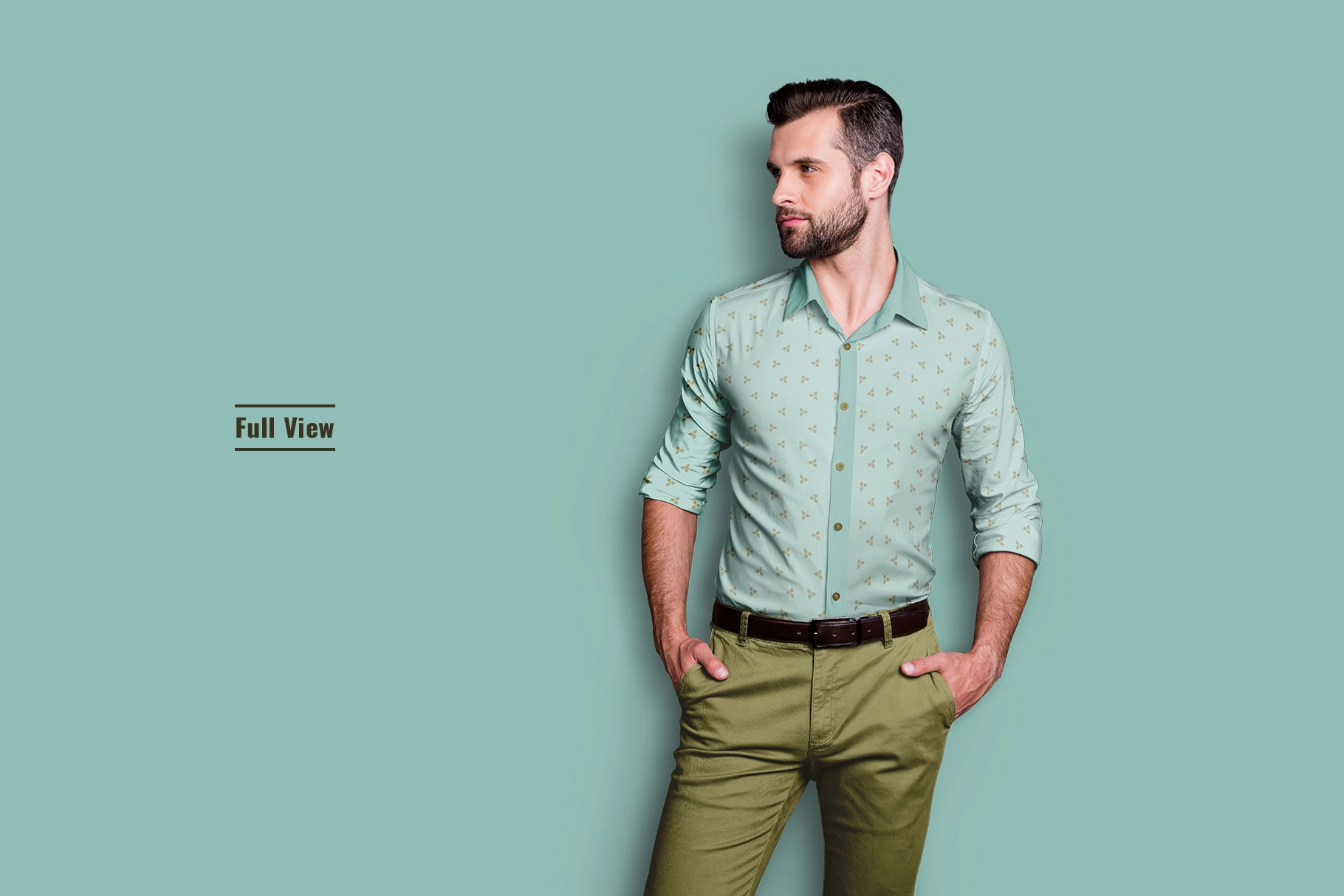 full view files of the mens formal outfit mockup