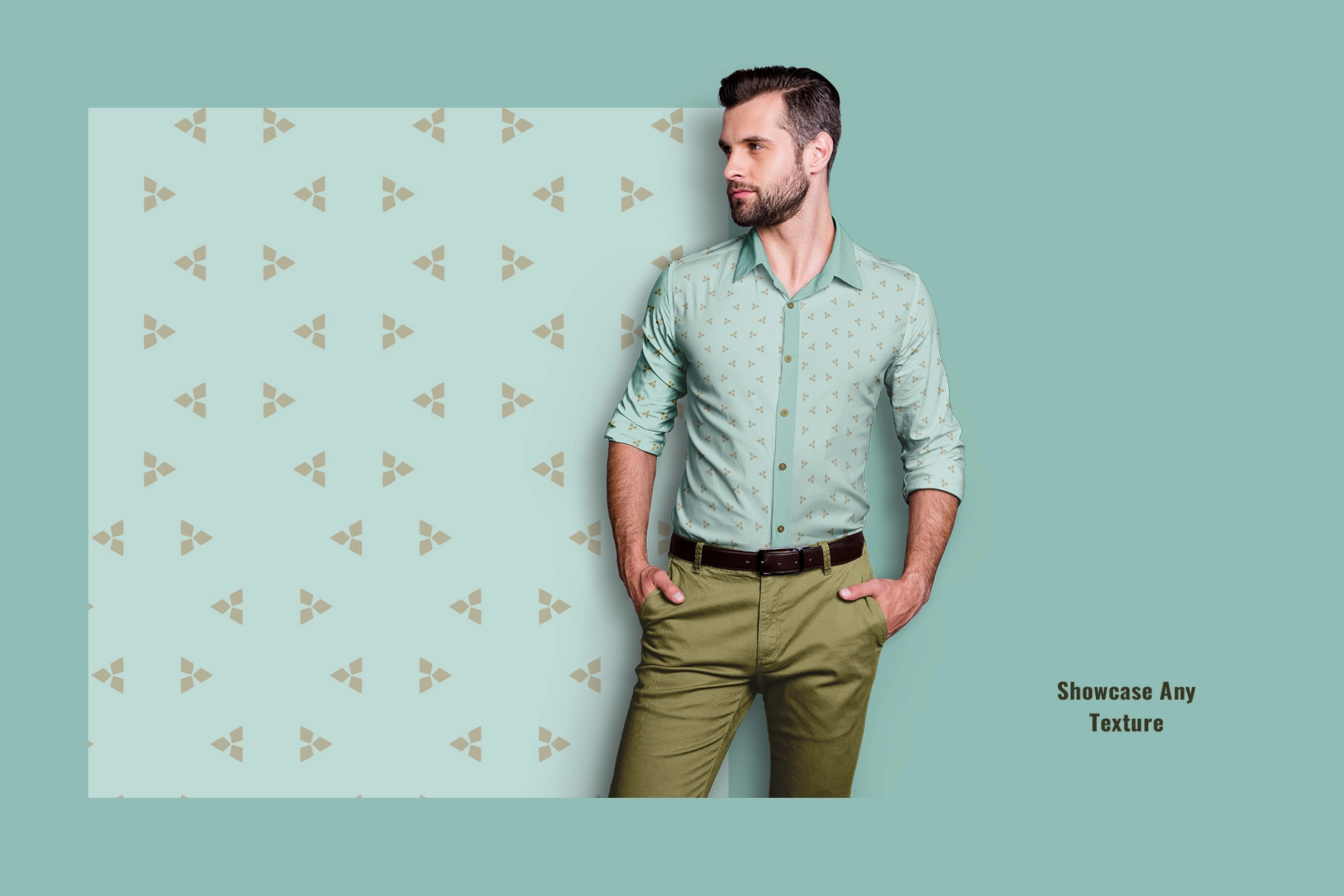 texture of the mens formal outfit mockup