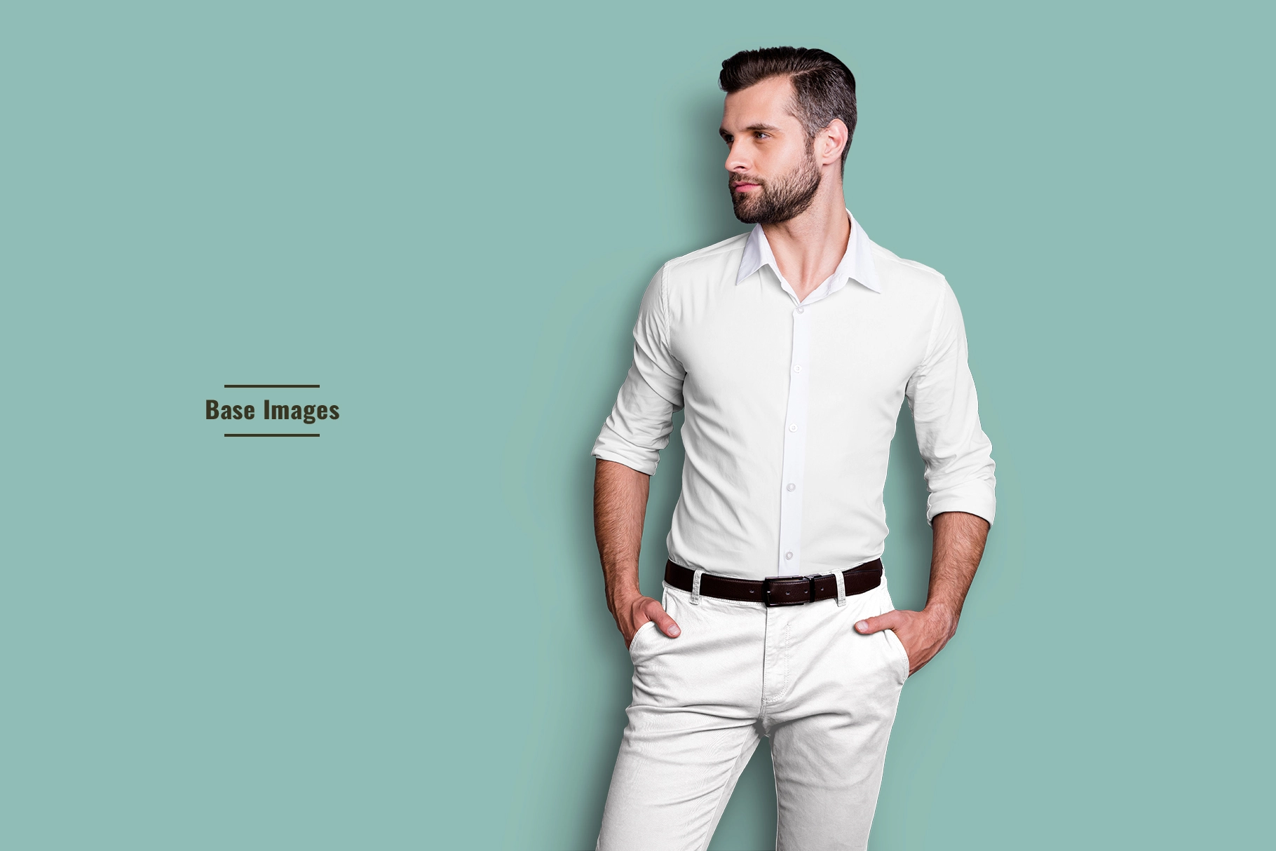 base images of the mens formal outfit mockup