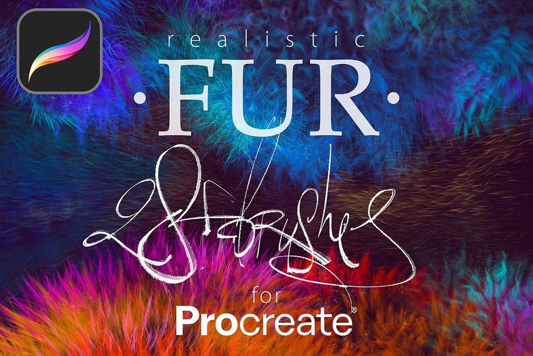 28 Realistic FUR Procreate Brushes