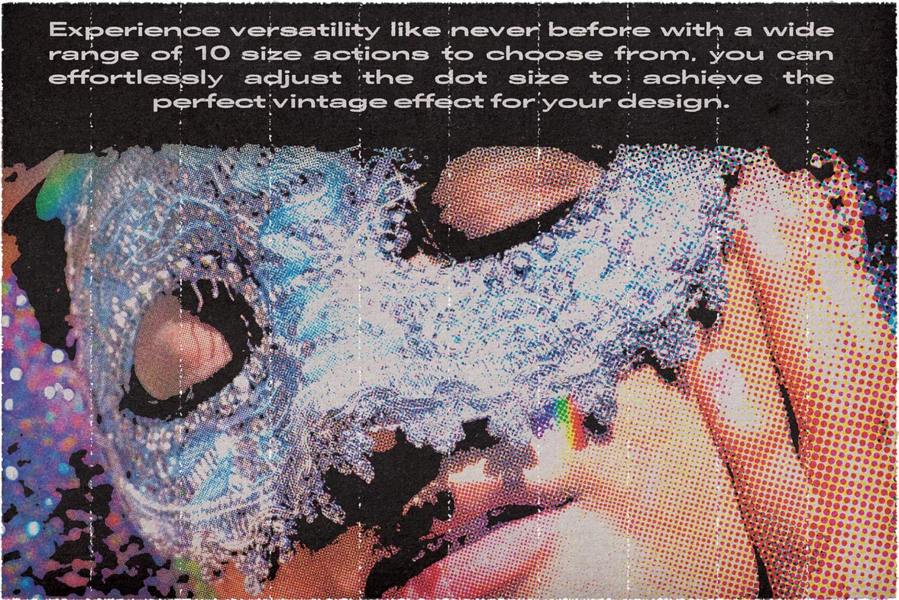 True CMYK Halftone Template image preview 4