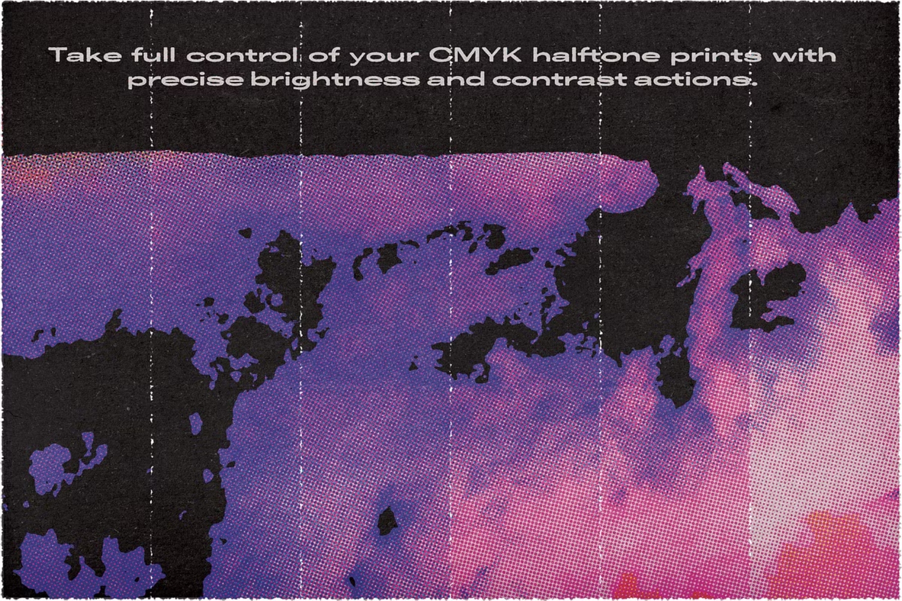 True CMYK Halftone Template image preview 5