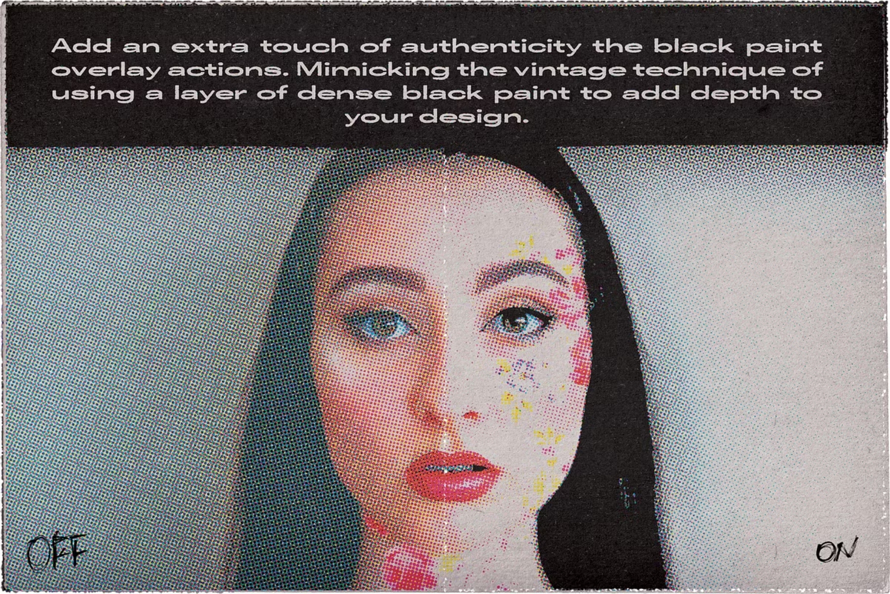 True CMYK Halftone Template image preview 6