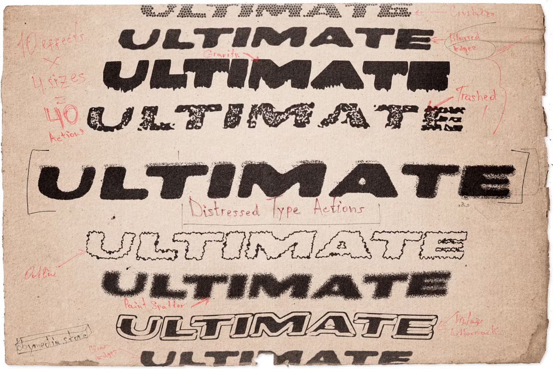 Ultimate Type FX Actions Image preview 1