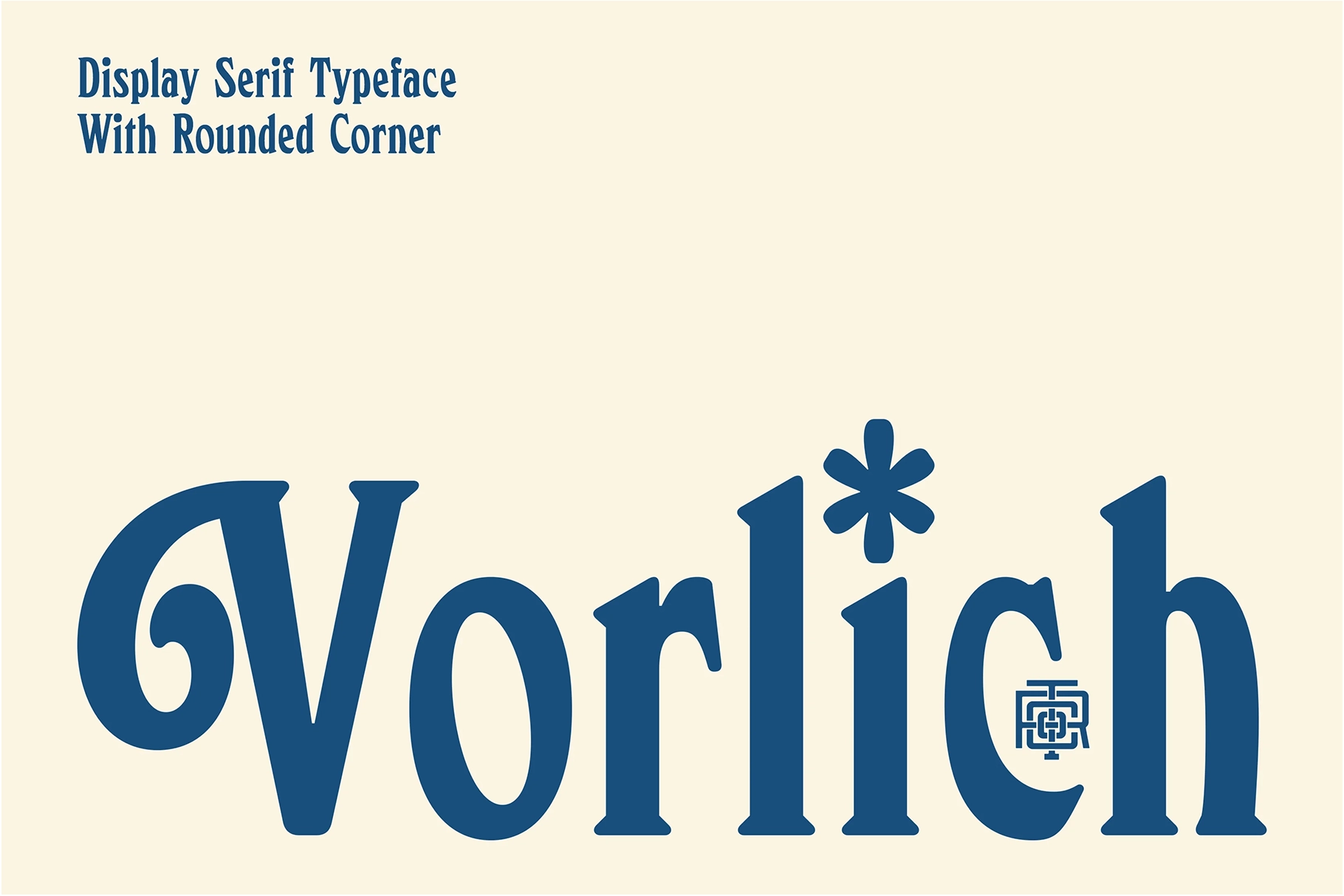 rtco vorlich display serif font