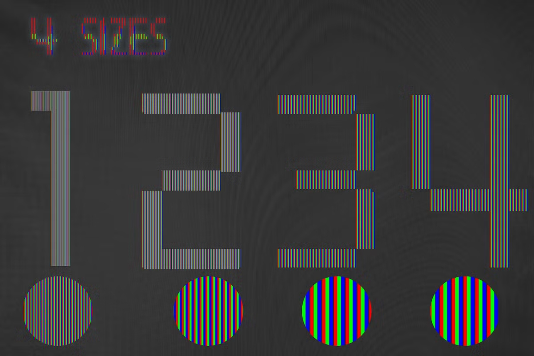 8 bit CRT Template PSD preview 2