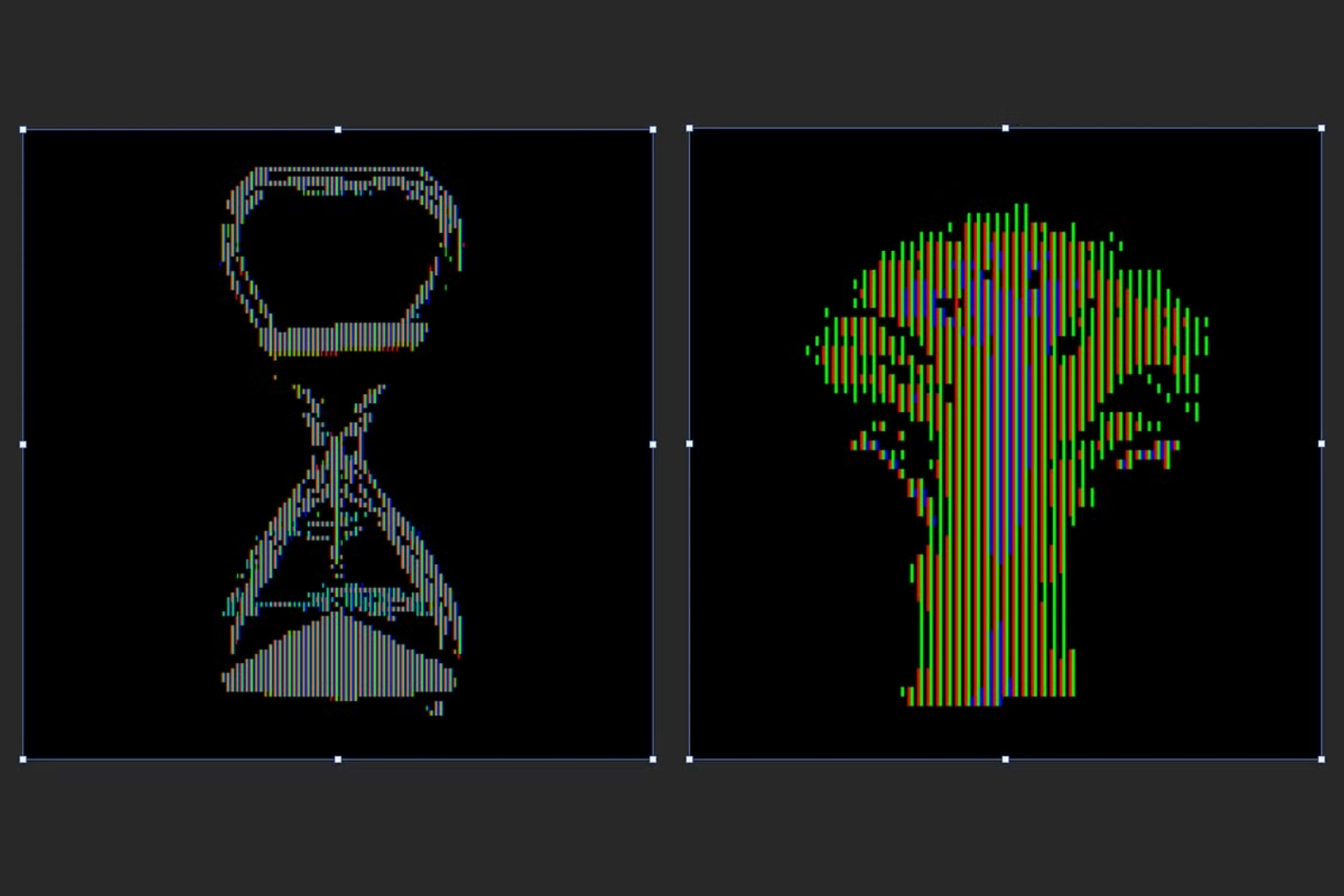 8 bit CRT Template PSD preview 8