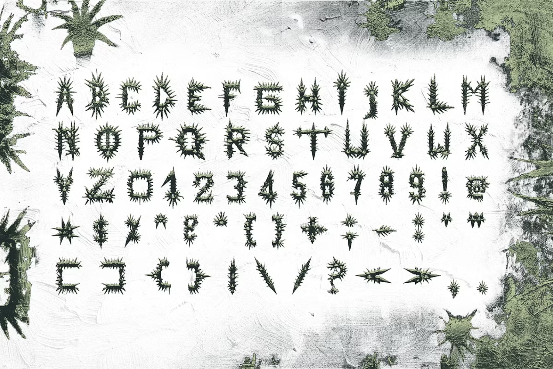 Anti-Font #7 preview 3