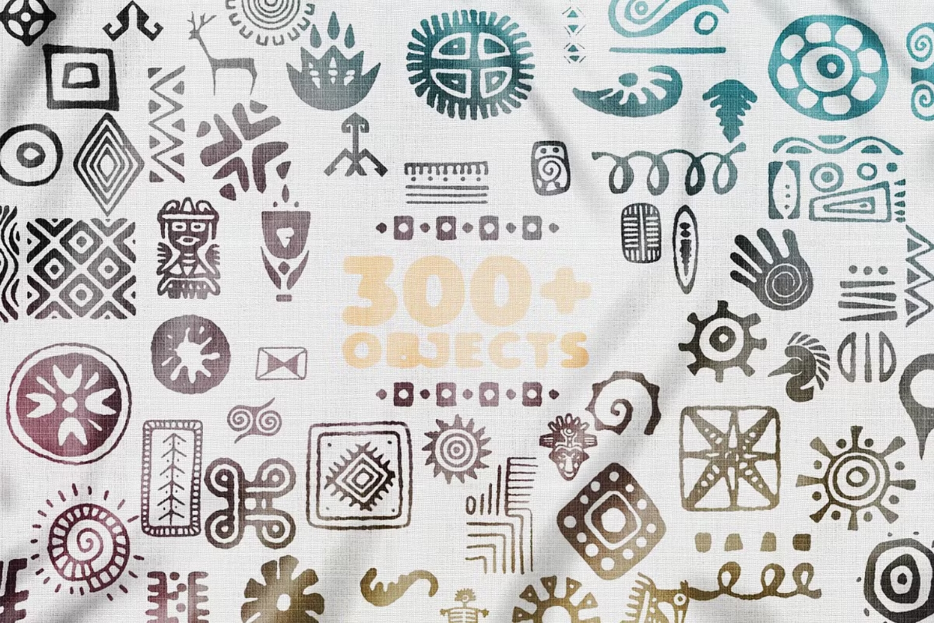 Authentic African Patterns, Symbols Preview 3