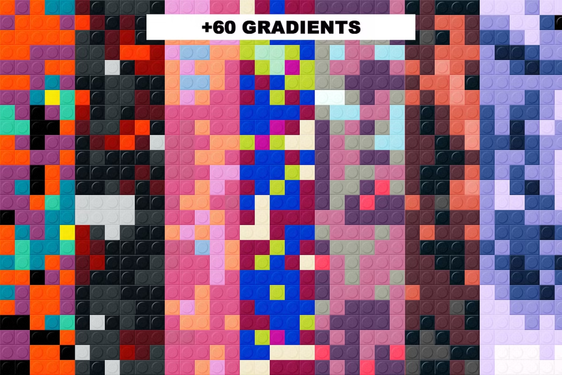 Lego Plastic Bricks PSD Template preview 4