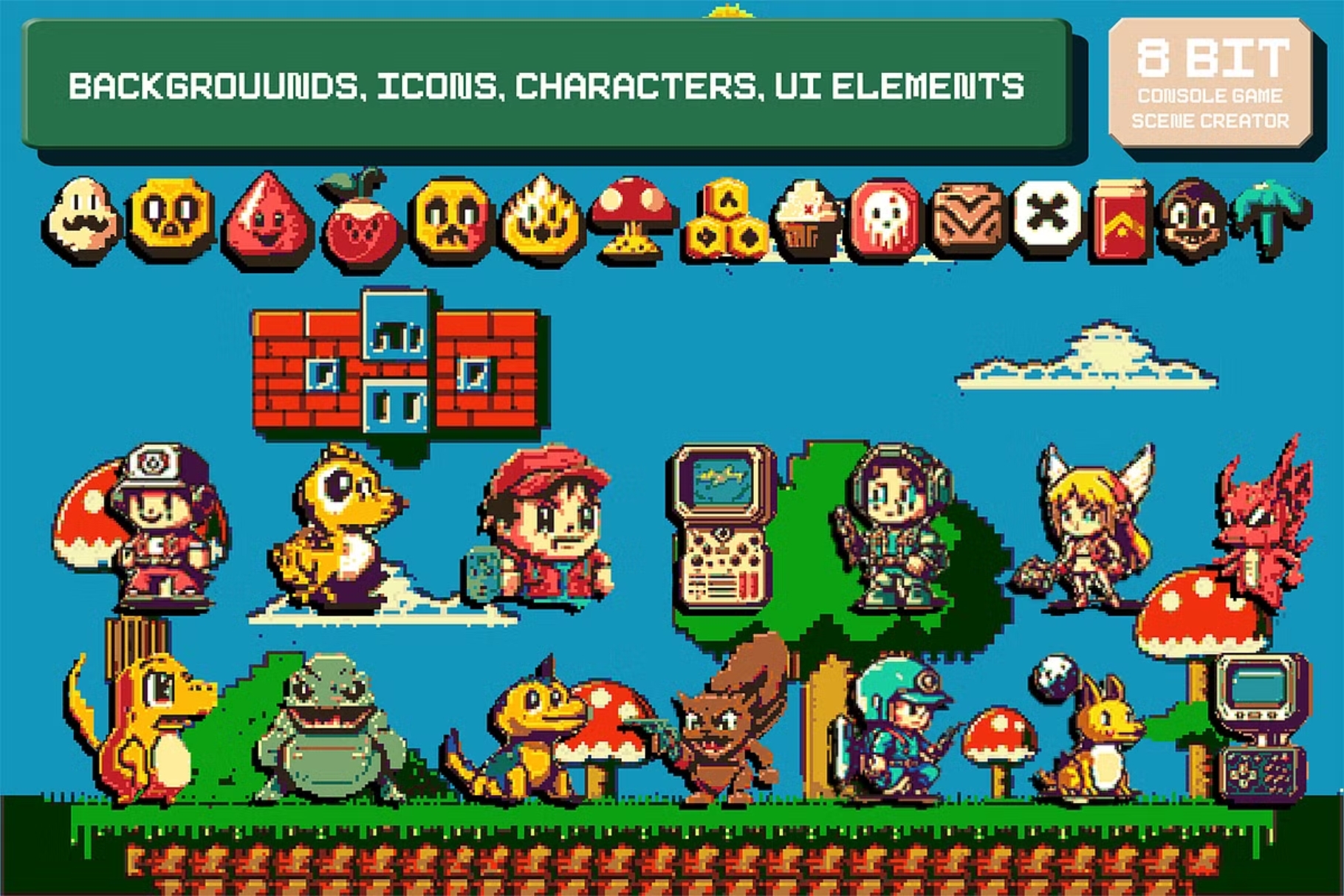 The Retro Console Scene Builder preview 1