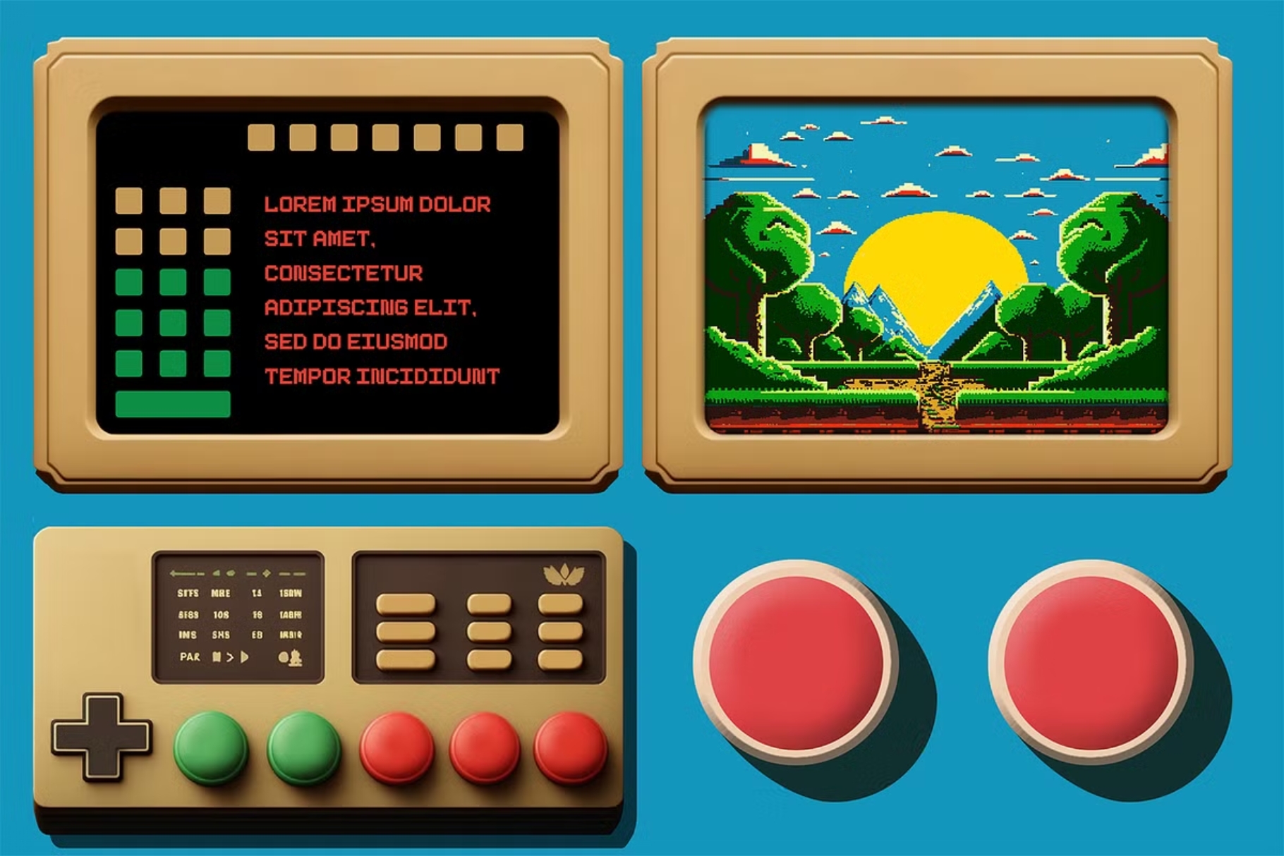 The Retro Console Scene Builder preview 8