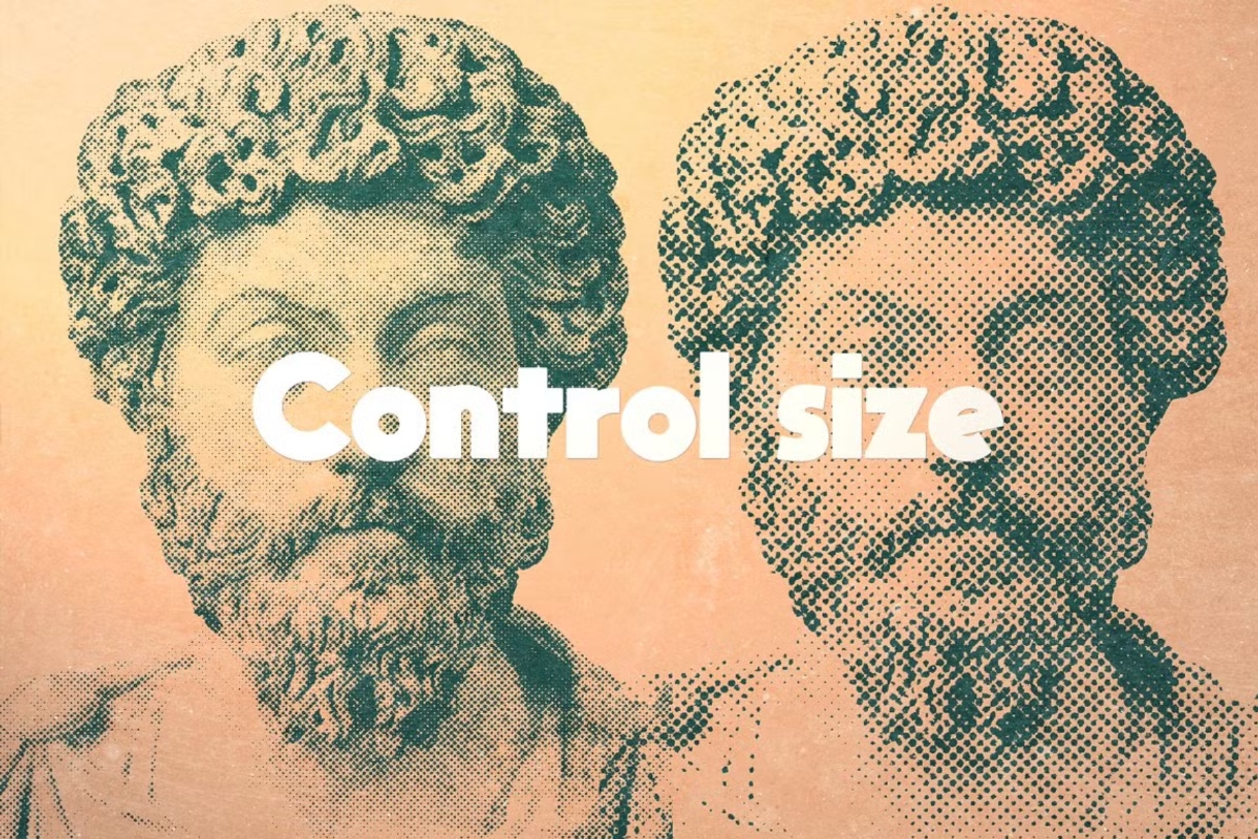 True Halftone PSD Template preview 2