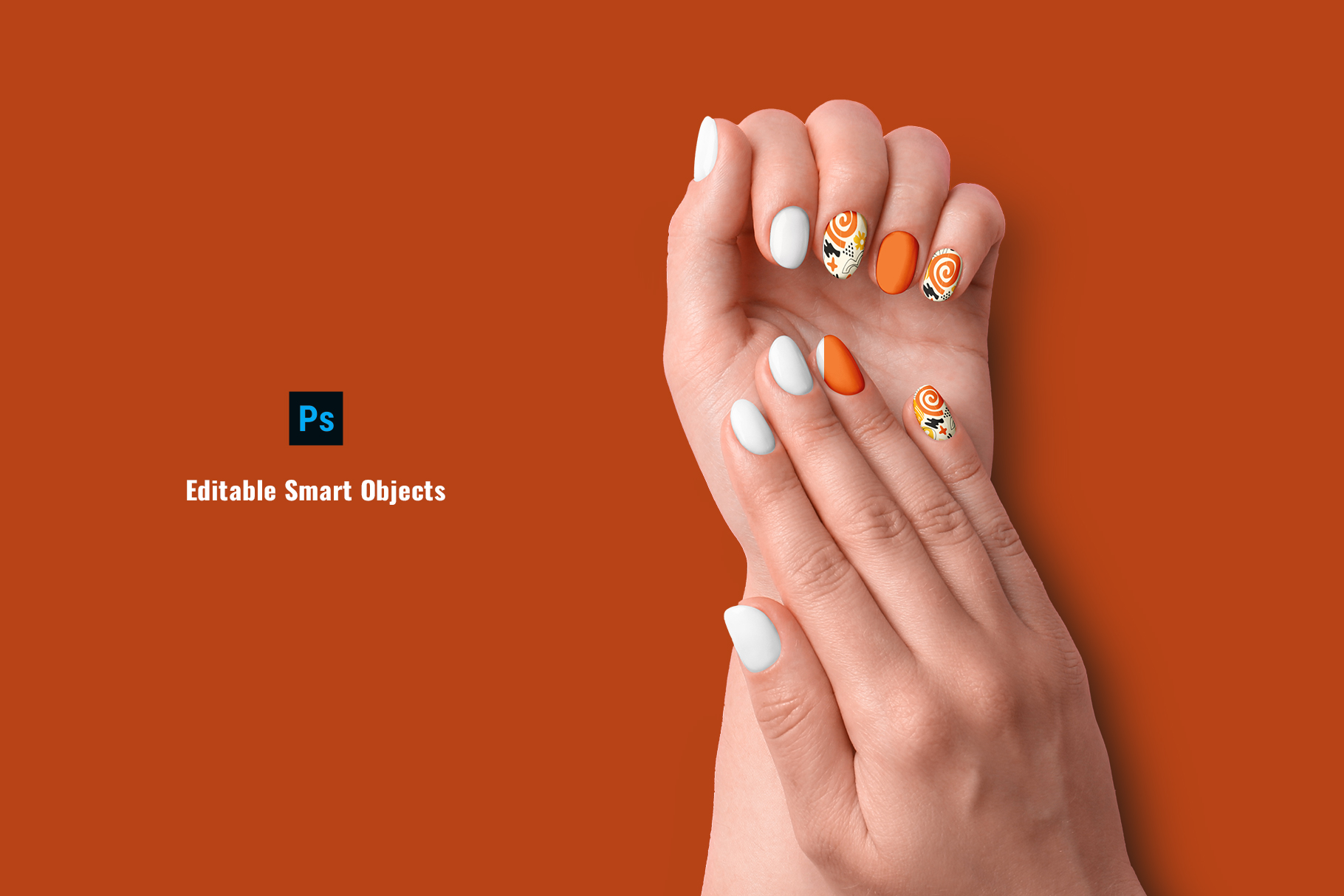 smart object square-gel-nail-art-mockup-set