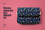 women shoulder bag mockup set
